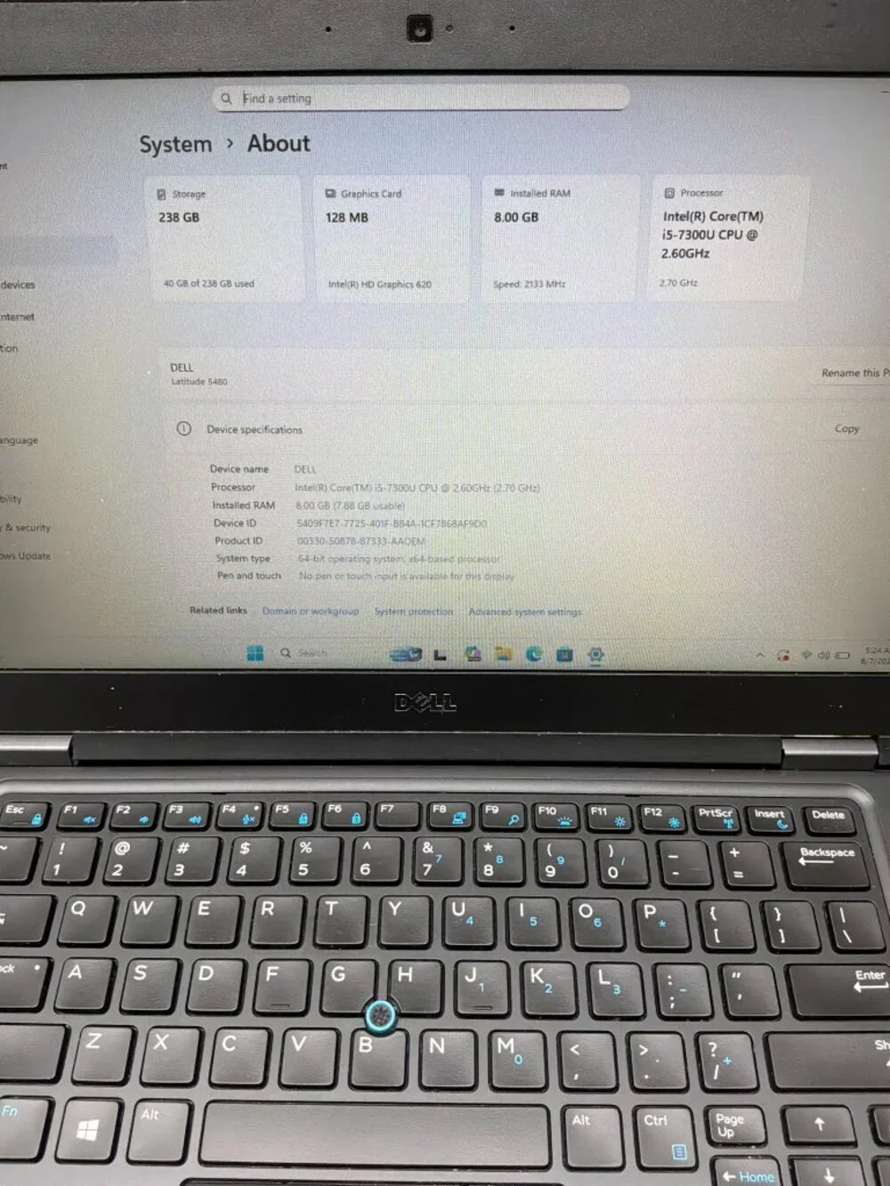 Dell Latitude 5480 14